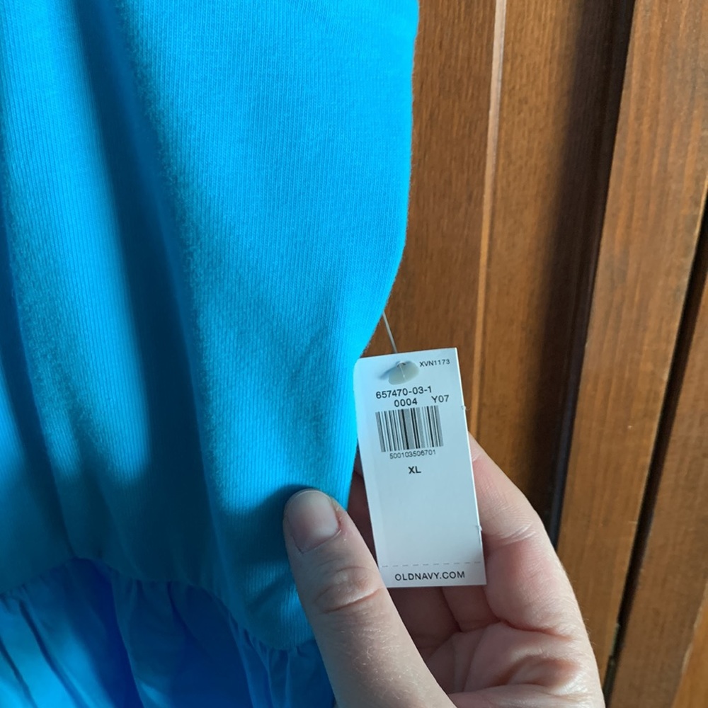 Old Navy Blue Midi Dress - Picture 2 of 5